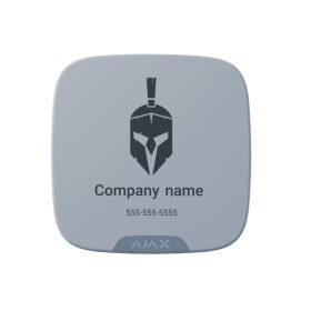   Logózható előlap StreetSiren DoubleDeck kültéri szirénához; fehér