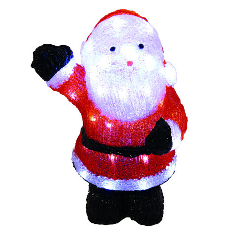 Karácsonyi figura LLKIP44SANTA36CMBLACK 2 év gar.