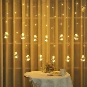 Led függöny LLKNIP44USB8FCURBALL108LWW 2 év gar.